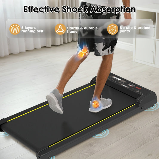 Under Desk Walking Pad - Home Gym Office Fitness Equipment(Black)